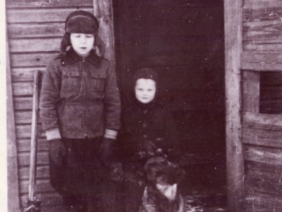 Pentti,Kalevi ja Ami 1953